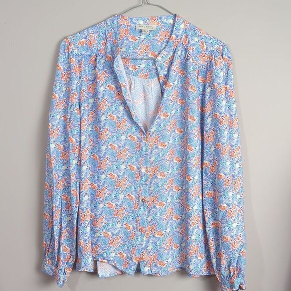 Flowy blouse bundle, floral, some small - Picture 4 of 5